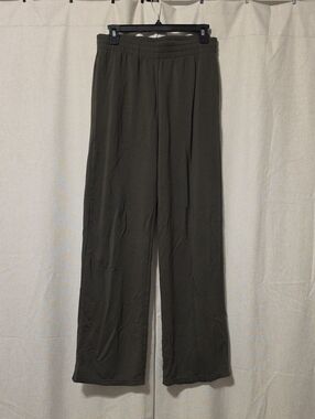 Wide Leg Olive Green Lounge Pants